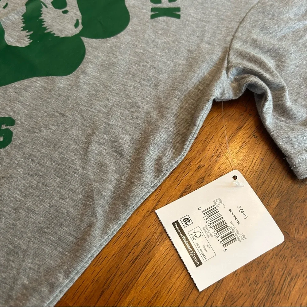 St.Patricks Day Dinosaur Shirt | I’ve Got Luck in My Bones Fossil Tee | Size 6/7